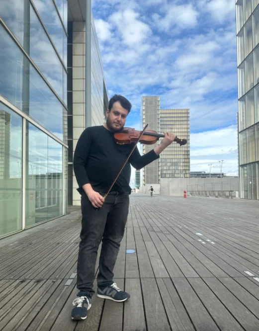 Portrait de Glenn Zuili, violoniste